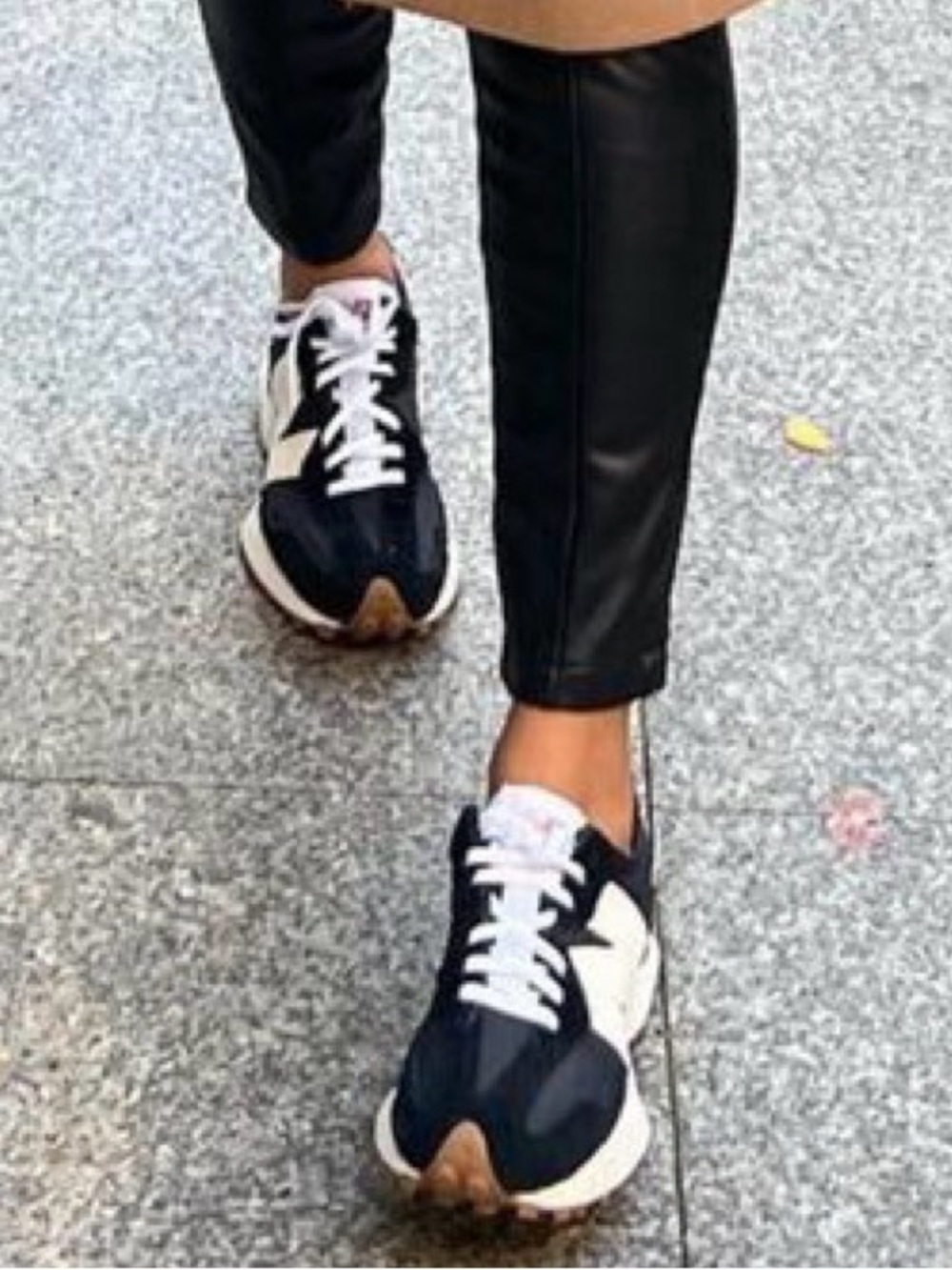 New Balance 327 Black and White Women's Sneakers
